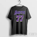 Luka Doncic Los Angeles Lakers Jersey Number 77 T Shirts