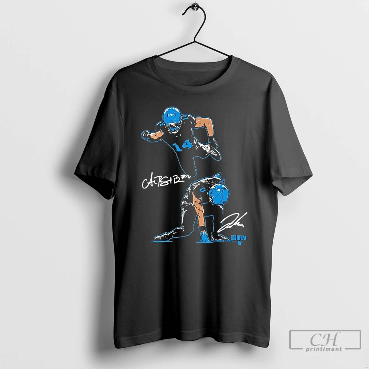 Classic Amon Ra St Brown Jahmyr Gibbs Superheroes Lions T Shirts