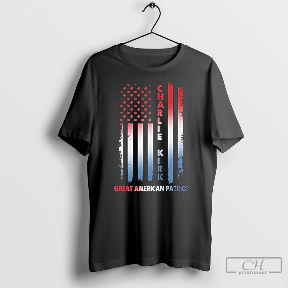 Classic Patriotic Great American Patriot Charlie Kirk T Shirts
