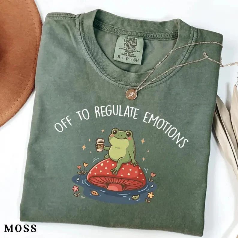 Off To Regulate Emotions Boho Comfort Colors Tee