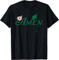 Amen Floral Master Golfer Golf Love Golf Flower Azaleas T-Shirt