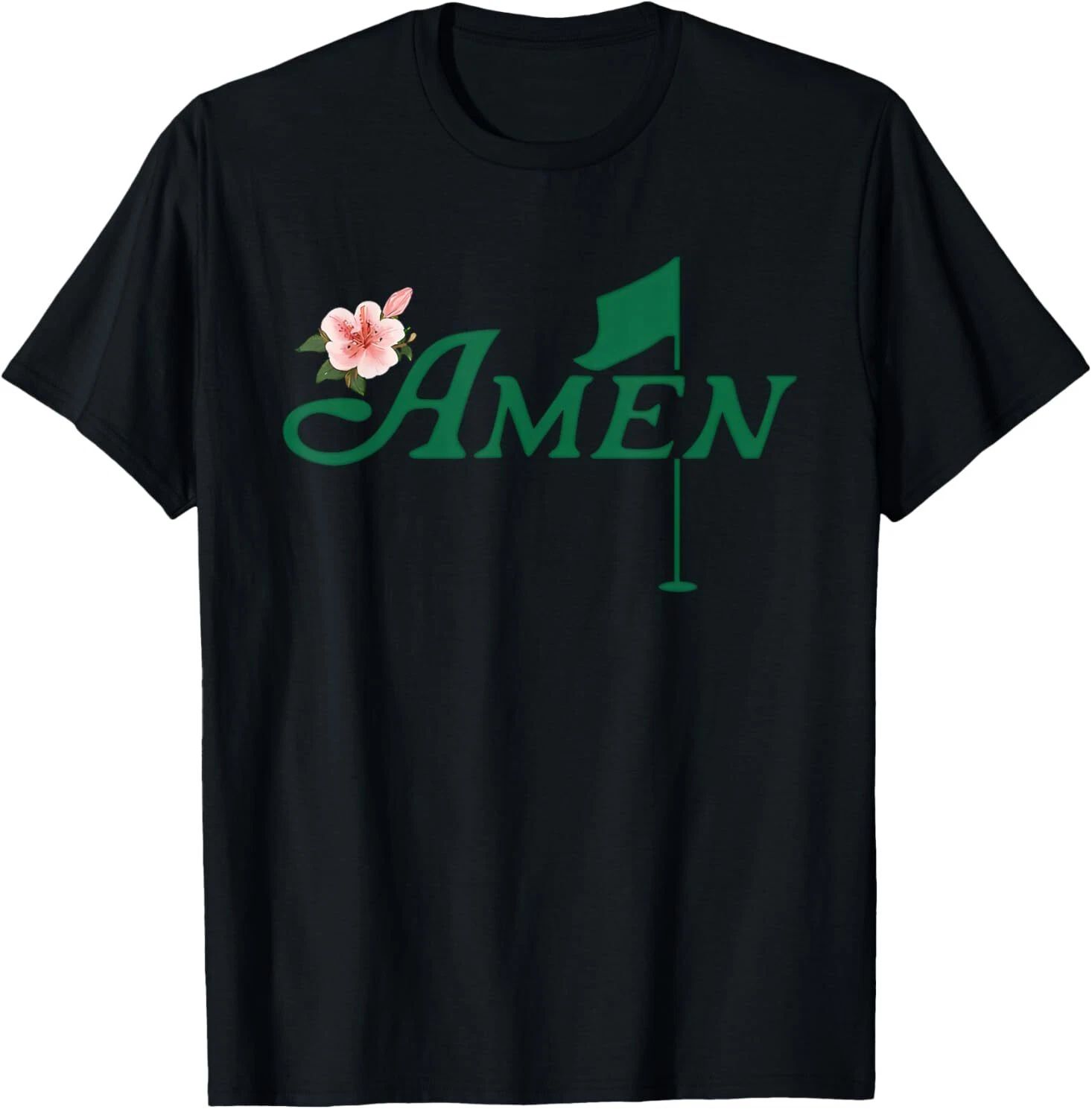 Amen Floral Master Golfer Golf Love Golf Flower Azaleas T-Shirt