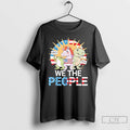 Classic We The People Funny Patriotic Us Flag Unicorn Dinosaur Frog T Shirts