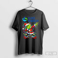 Classic Santa Grinch Dabbing Duke Energy Christmas Light T Shirts