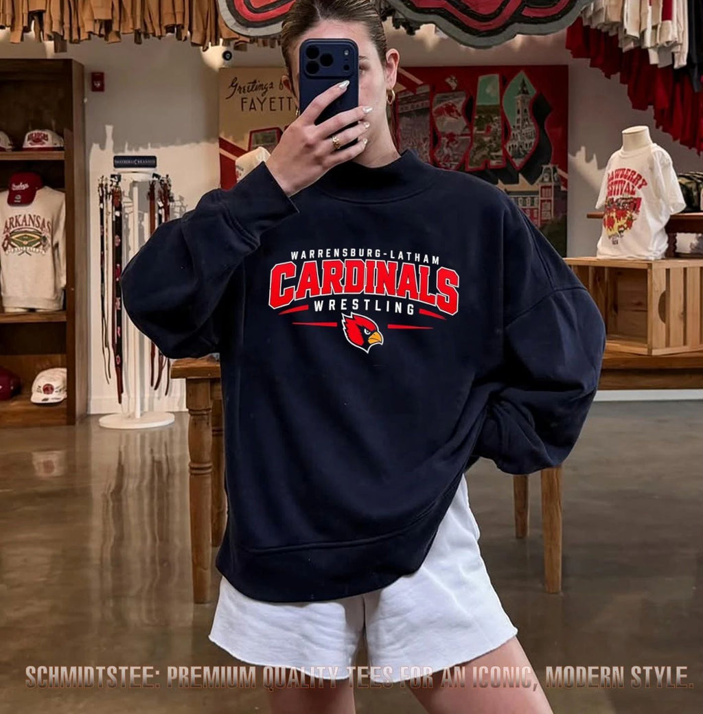 Warrensburg-Latham Cardinals Wrestling High School Sports shirt