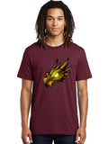 Dragon-Head-5 Mens Graphic Tee, 100% Cotton, Casual Summer Wear