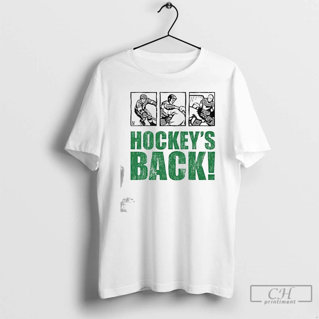 Classic Hockeys Back Comic Book T Shirts