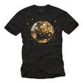 Mens Disco Print T-Shirt - Black Blue Grey Size S M L XL XXL XXXL XXXXL 5XL