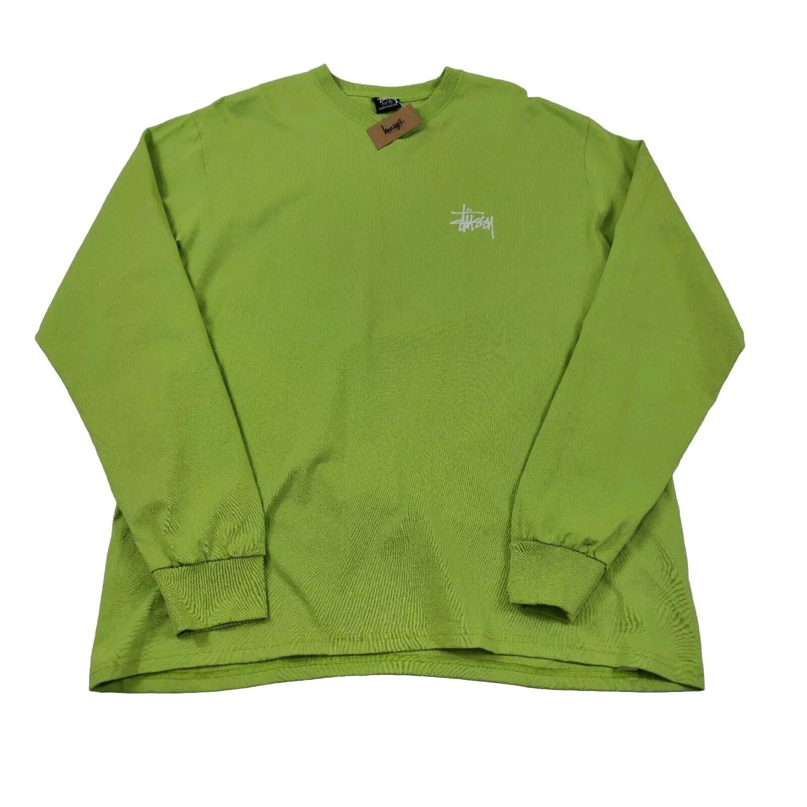 Stüssy Basic Long Sleeve Tea Green