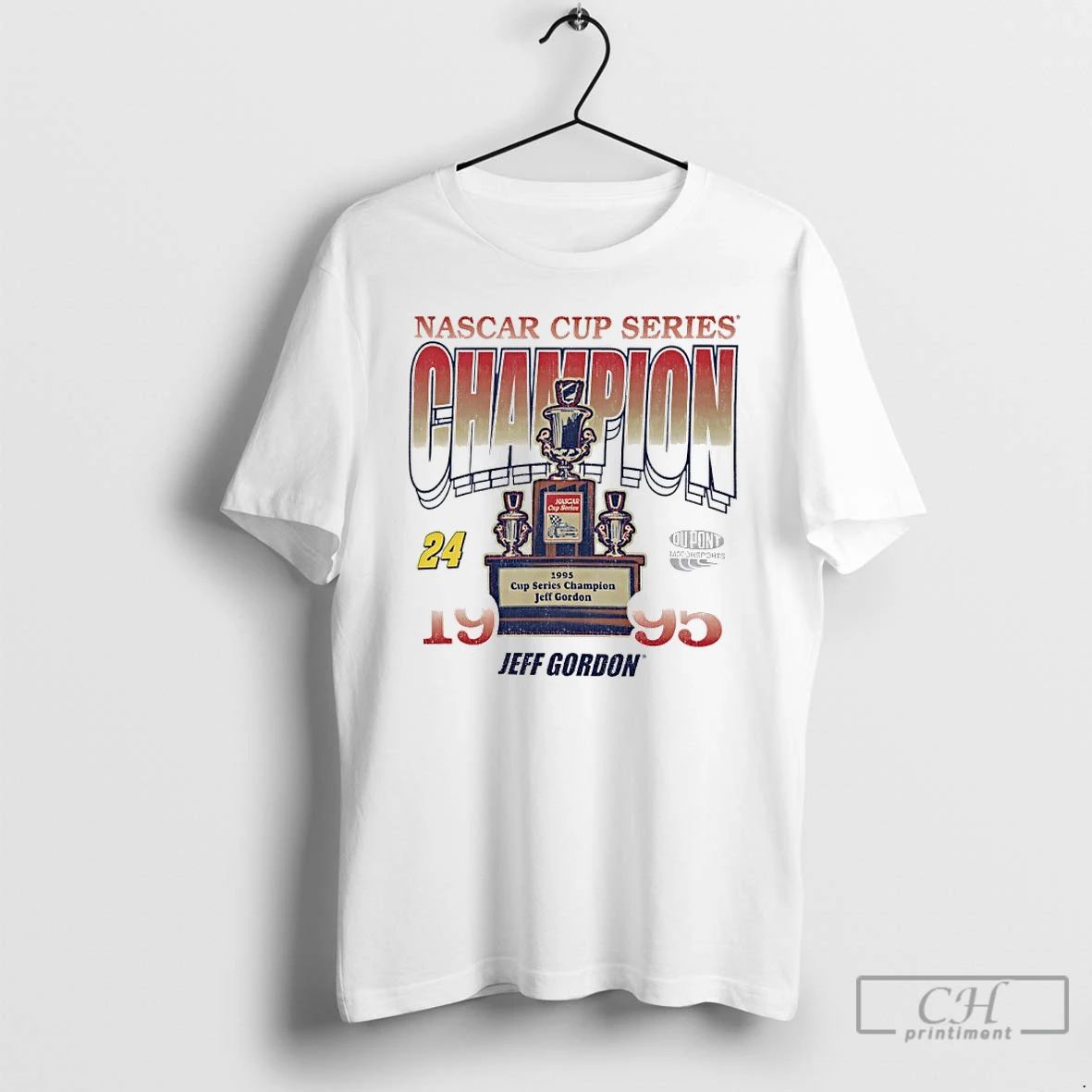 Classic Jeff Gordon 1995 Nascar Cup Series Champion Race Day T Shirts
