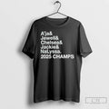 Classic Las Vegas Aces Aja Jewell Chelsea Jackie Nalyssa 2025 Champs T Shirts