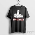 Premium Fuck Islam Graphic Of A Middle Finger T Shirts