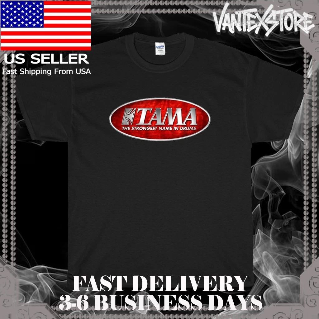 NEW SHIRT TAMA DRUMS LOGO MEN'S T-SHIRT FUNNY AMERICAN USA SIZE S-5XL