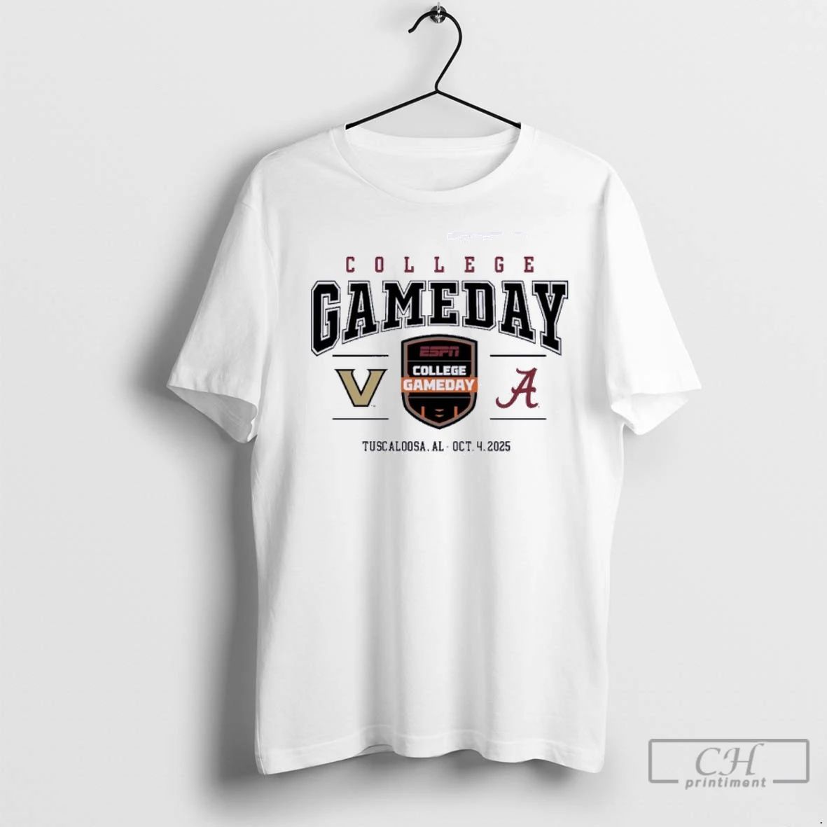 Premium Vanderbilt Vs Alabama 2025 College Gameday Tuscaloosa Al