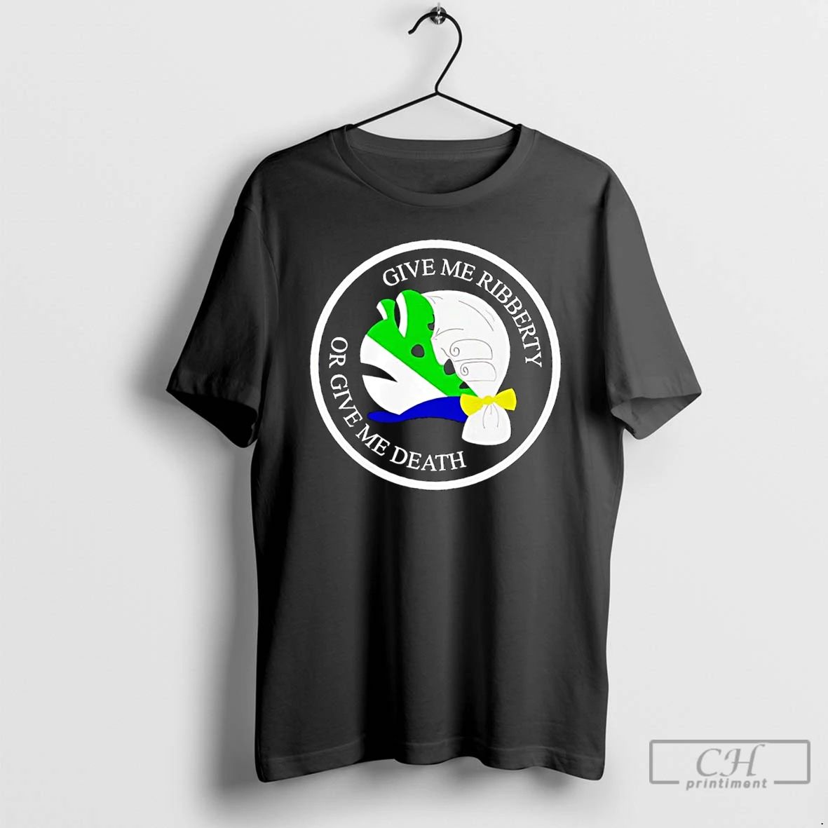 Classic Frog Wearing Judges Wig Give Me Ribberty Or Give Me Death Meme T Shirts
