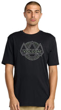 Volcom Walker SS T-Shirt - Washed Black Heather - New