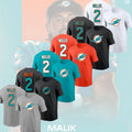 NEW SALE! Malik Willis #2 Miami D0lphins 2026 Name & Number Fan Gifts
