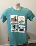 Adult Small Light Teal Surf Skate T shirt H & M T shirts Graphic T shirts