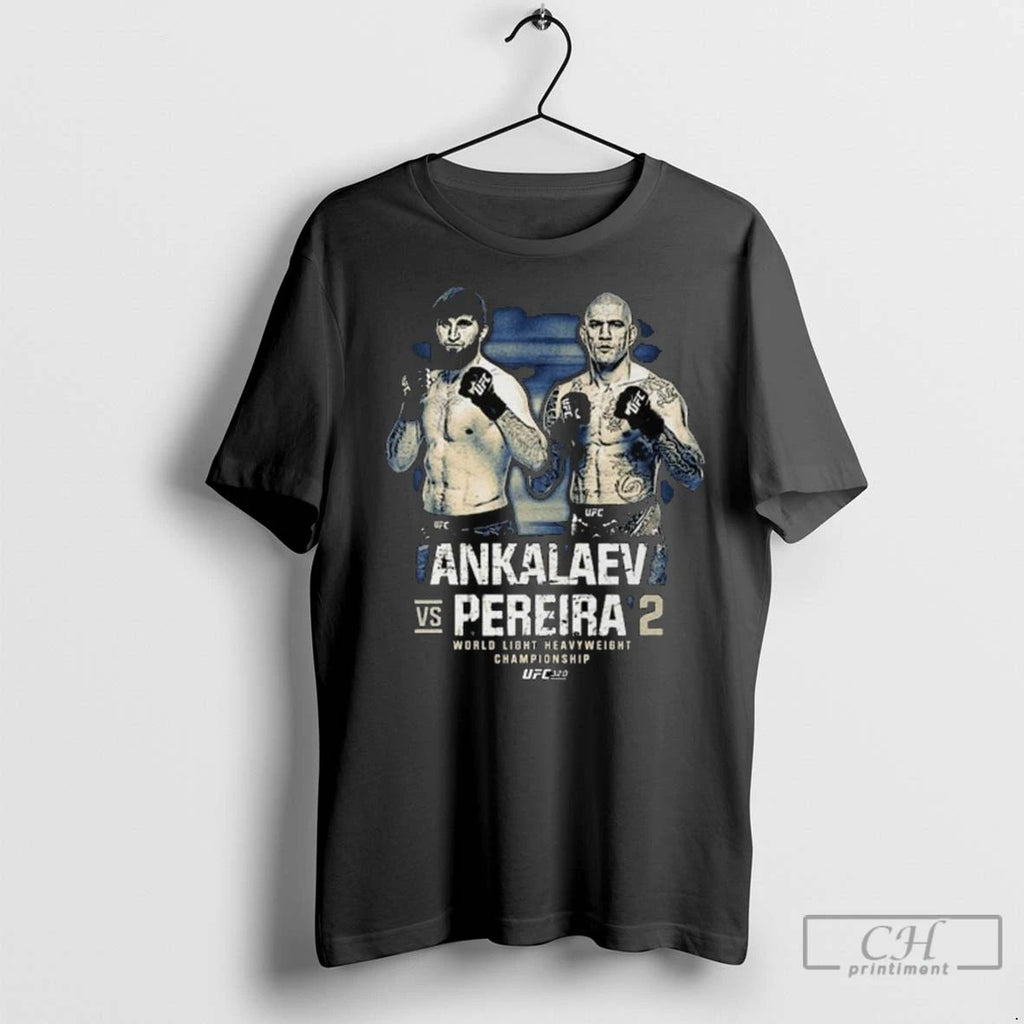 Premium Ufc 320 Ankalaev Vs Pereira 2 Bitmap Long Sleve