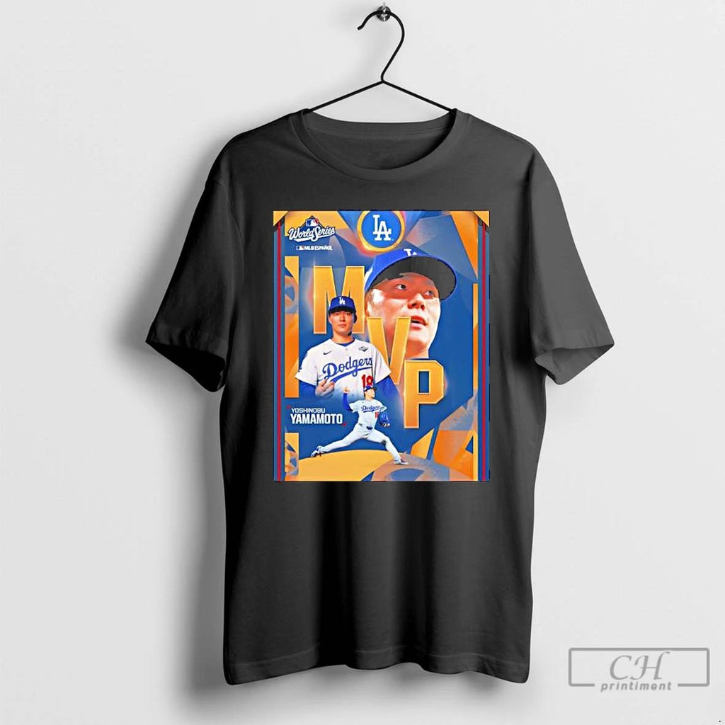 Classic Los Angeles Dodgers Yoshinobu Yamamoto World Series Mvp T Shirts