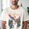 Palm Sunset Boho Beach Tropical Vacation Comfort Tee