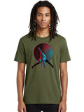 Person-Doing-Yoga-Pose Mens Graphic Tee, 100% Cotton, Casual Summer Wear