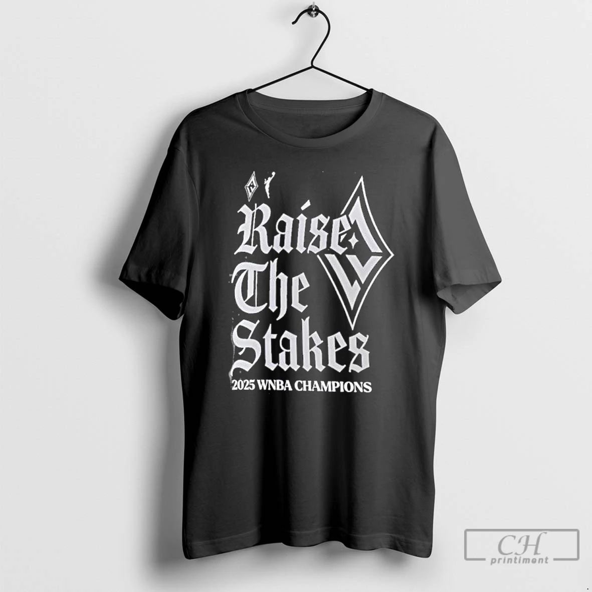 Classic Las Vegas Aces Wnba Finals Champions Raise The Stakes T Shirts
