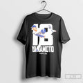 Premium Yamamoto Number 18 Pitcher For The Los Angeles Dodgers T Shirts
