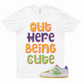 CUTE T Shirt to Match Air Force 1 Low GS White Multicolor Space Purple Sundial