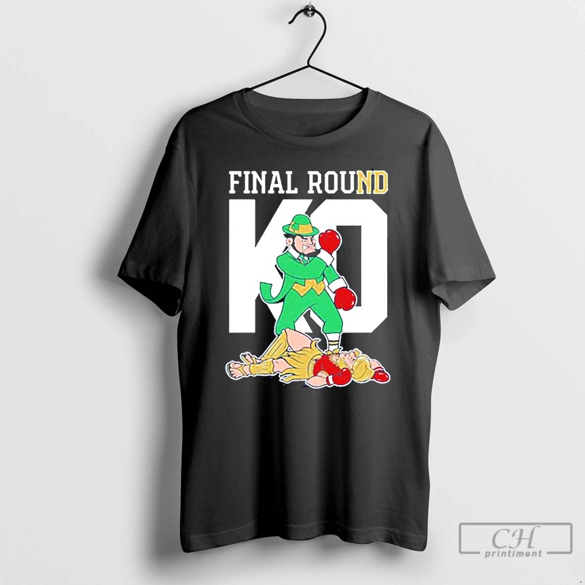 Classic Notre Dame Final Round Ko Usc Mascot T Shirts