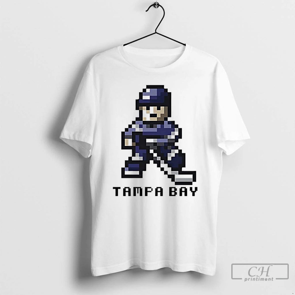 Classic Tampa Bay Lightning Hockey 8 Bit Retro Baller T Shirts