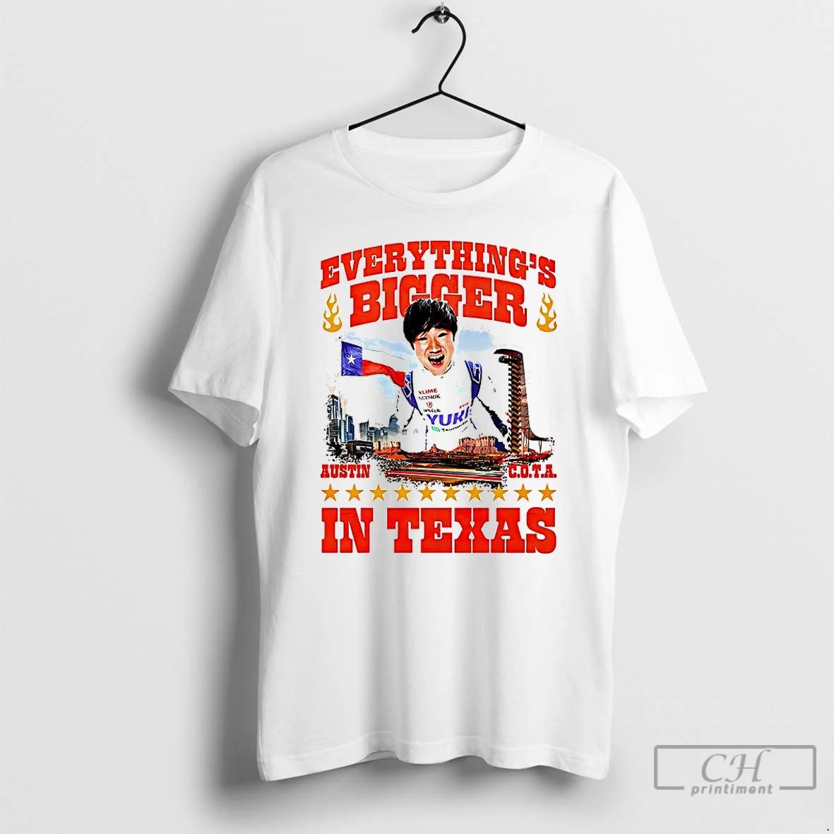 Classic Tsunoda Yuki Everythings Bigger In Texas Austin T Shirts