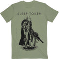 Men's Sleep Token The Summoning Slim Fit T-shirt Large Olive