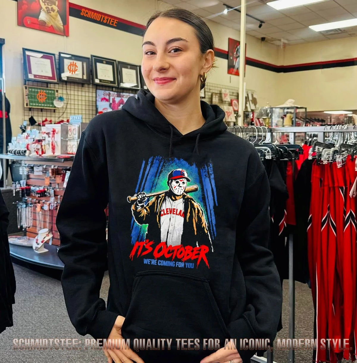 Jason Voorhees Cleveland Guardians x Jason Voorhees It’s October 2026 Halloween shirt
