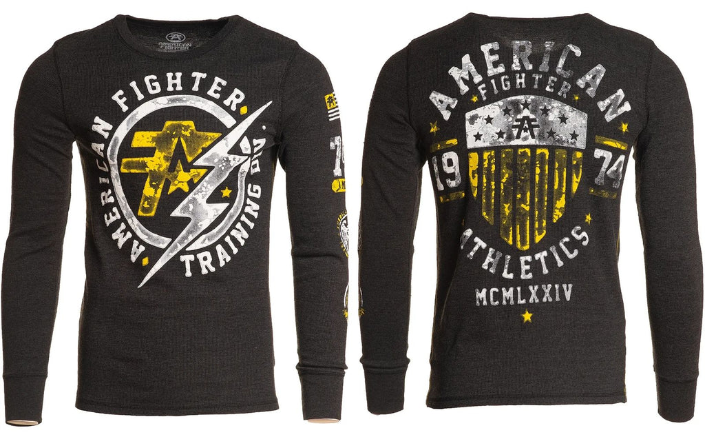 AMERICAN FIGHTER HERITAGE Men's T-Shirt L/S Biker MMA