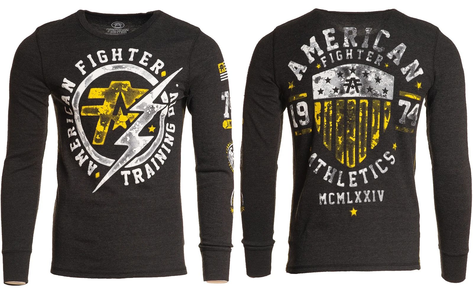AMERICAN FIGHTER HERITAGE Men's T-Shirt L/S Biker MMA