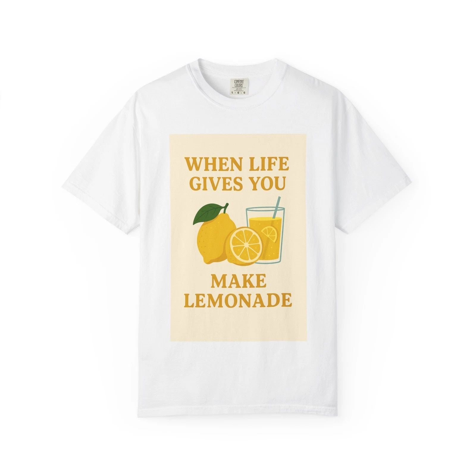 Make Lemonade Unisex T-Shirt, Motivational Tee, Summer Outfit, Gift for