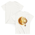 Golden Crescent Moon Mandala T Shirt - Boho Bohemian Hippie Sun