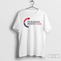 Classic Charlie Kirk Turning Point Usa Trump Commemorative White T Shirts