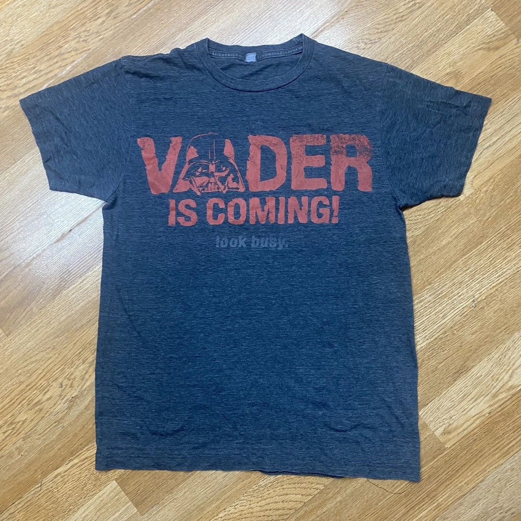 Vader Is Coming Look Busy T-shirt  Small Adult