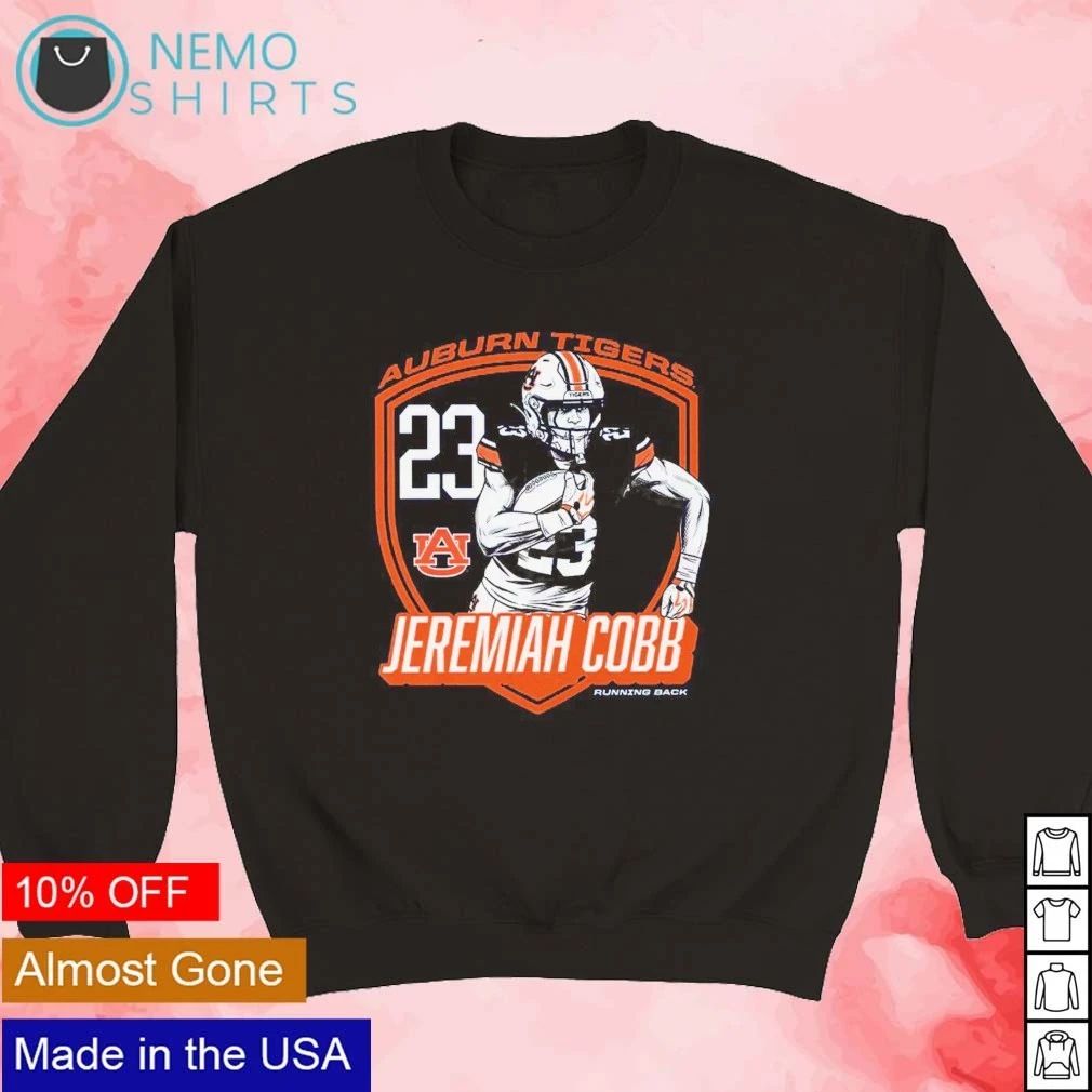 Jeremiah Cobb RB Badge Auburn Tigers shirt