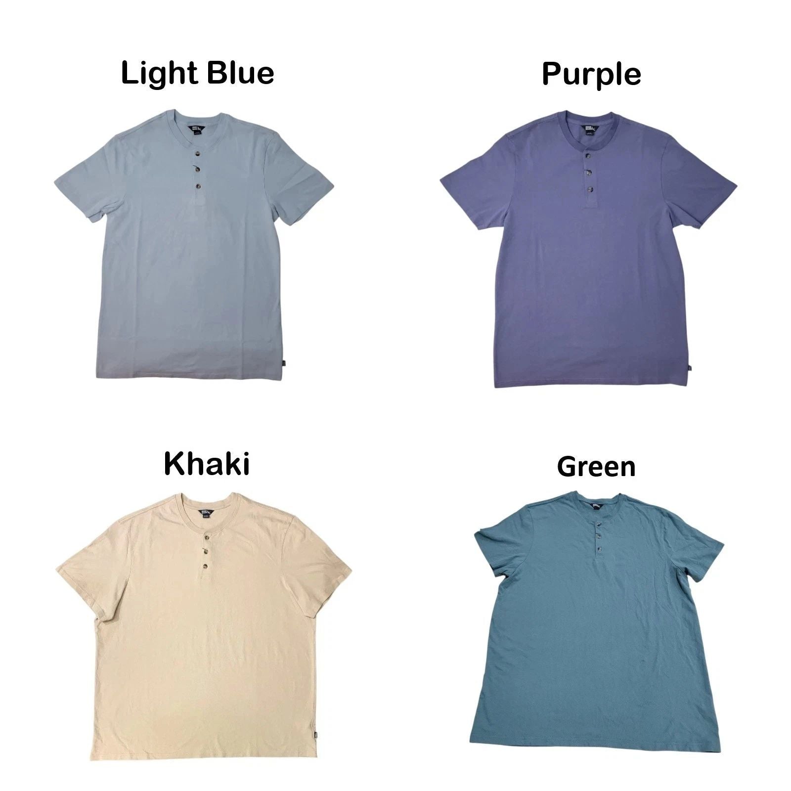 Eddie Bauer Men's Classic Fit Short Sleeve Soft Henley S, M, L, XL, XXL