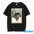 Houston Oilers Earl Campbell Trading Card Tshirts Sweater