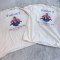 Lot of 2 Falcon 9 SpaceX 2020 Graphic T Shirt Mens XL White Space Nasa READ
