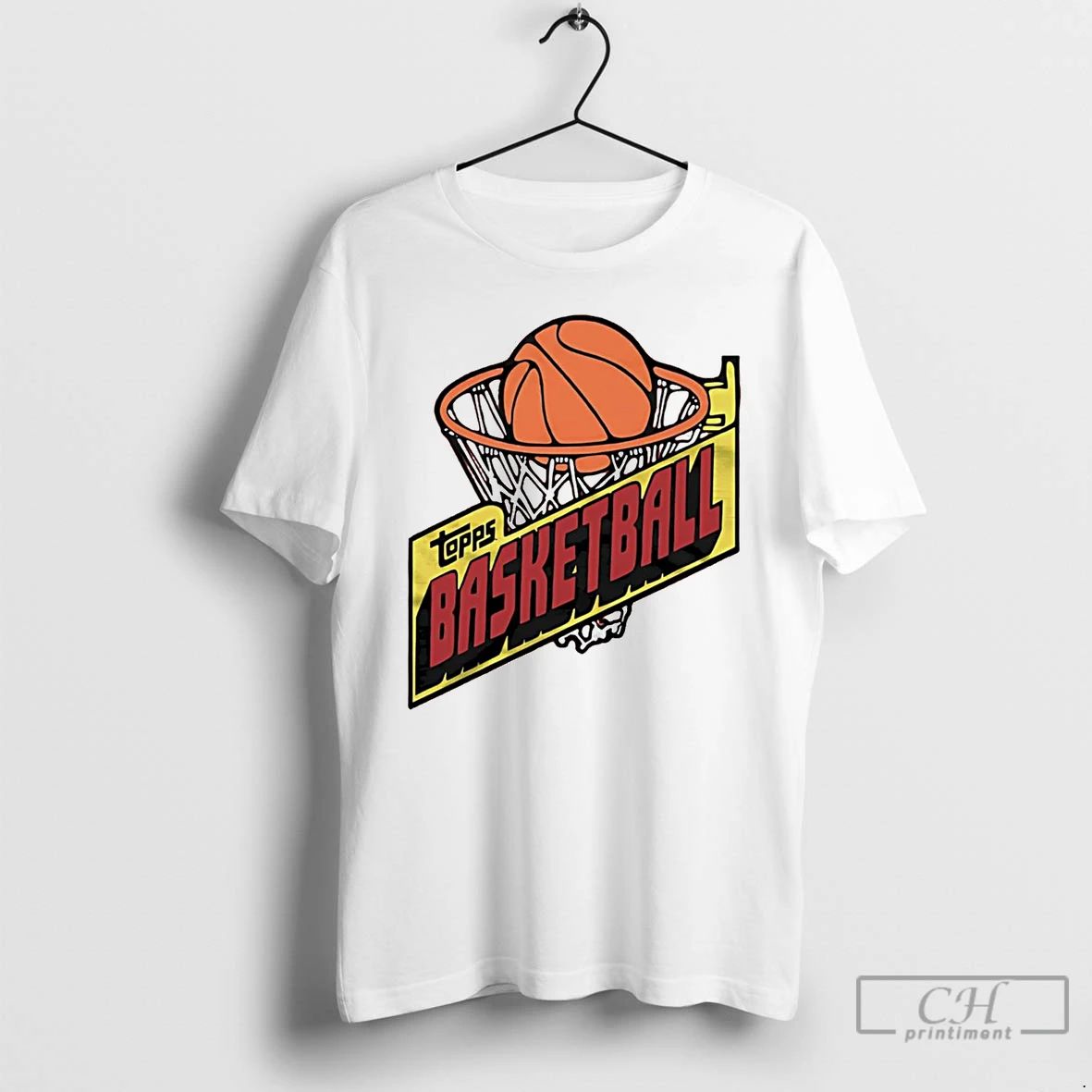 Classic Topps Basketball Nets Retro T Shirts