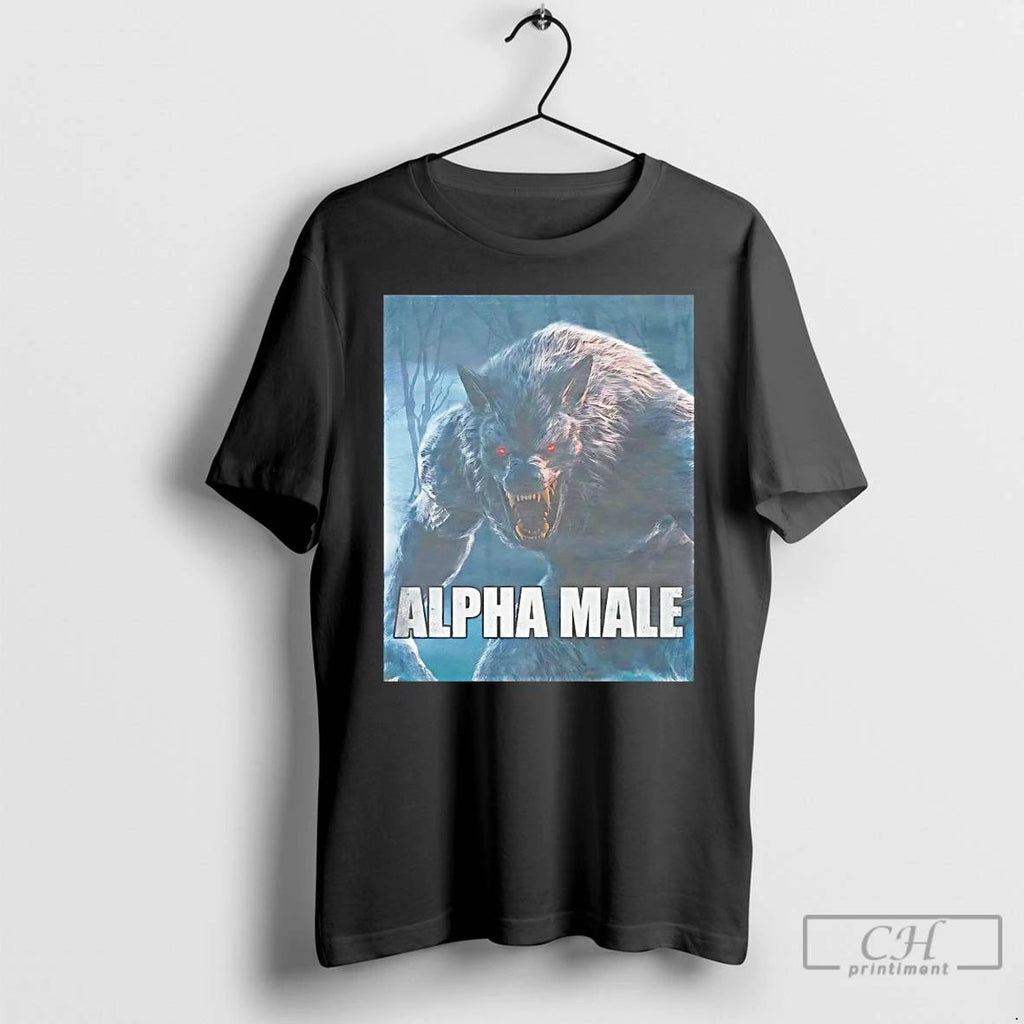 Classic Wolf Alpha Male T Shirts