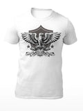 Courage Commitment Honour Crest -Motivational Quote Mens T-Shirt -Womens T-Shirt