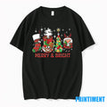 Merry And Bright Christmas 2025 Holiday Tshirts Sweater
