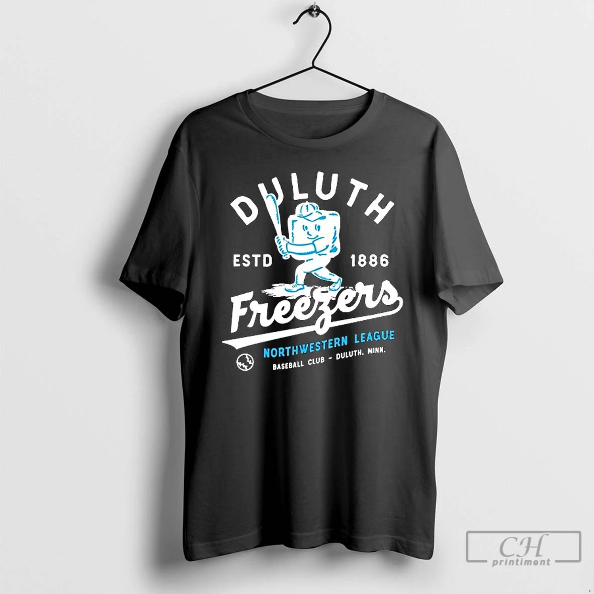 Classic Duluth Freezers Minnesota Defunct Baseball Teams T Shirts