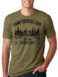 Camp Crystal lake T-shirt Counselor T-shirt Camping Camp Tee shirt